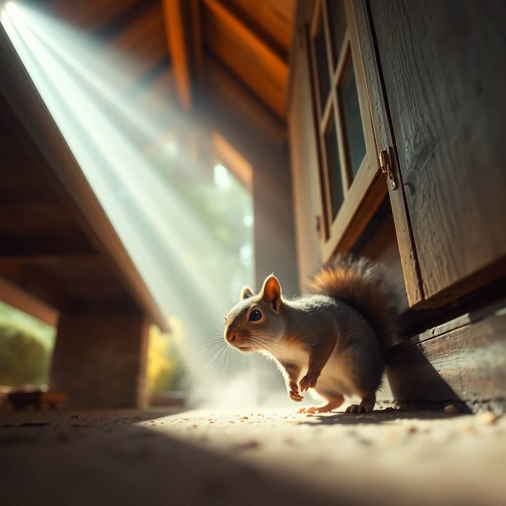 Un spécialiste effectuant la capture et relocalisation d’un animal sauvage dans une propriété résidentielle